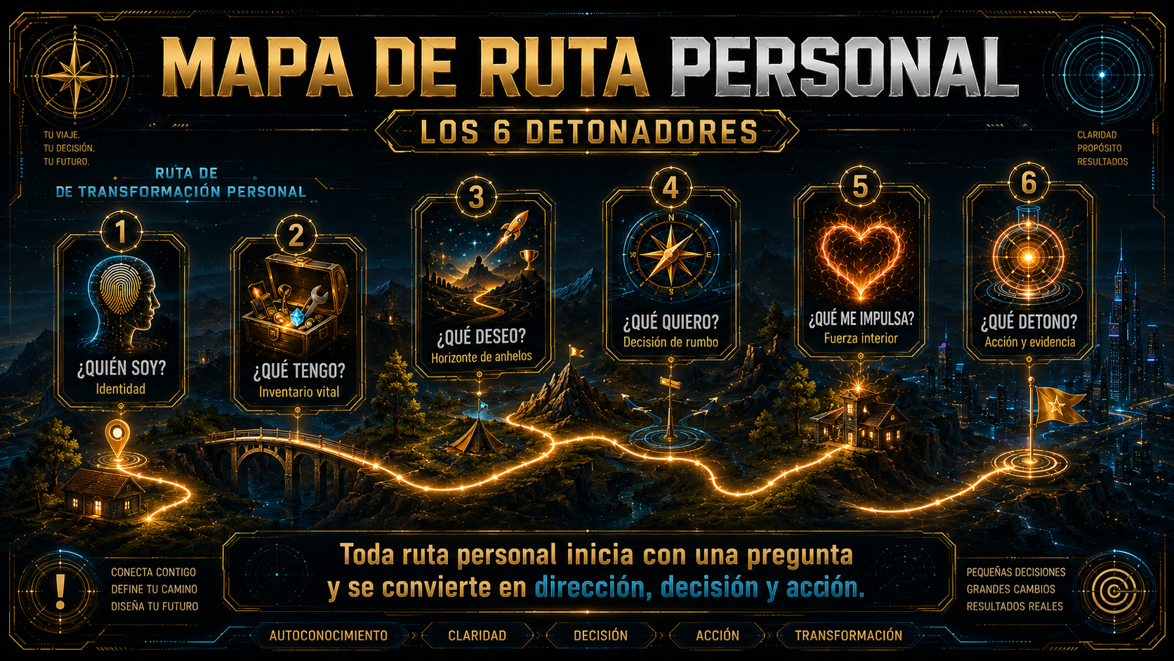 Mapa de Ruta Personal - Los 6 Detonadores